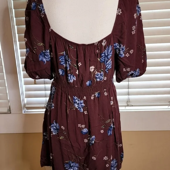 Xhilaration Women's Floral Print Mini Dress - Picture 10 of 13